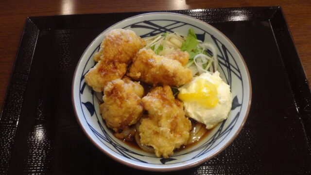 丸亀製麺　タル天うどん