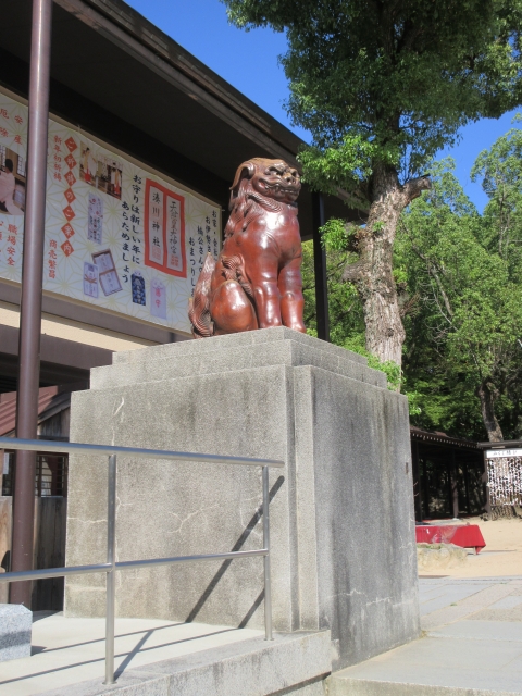 湊川神社　狛犬